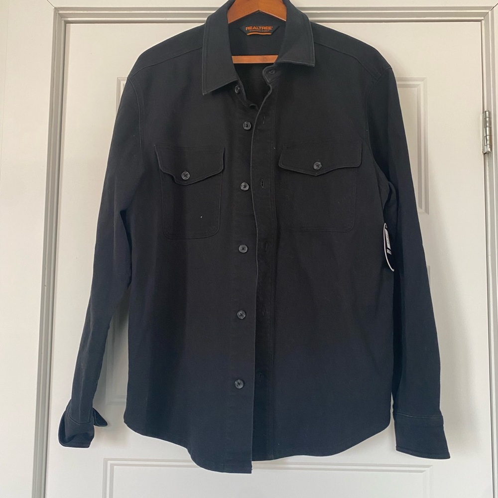 Black Button-Up Shirt